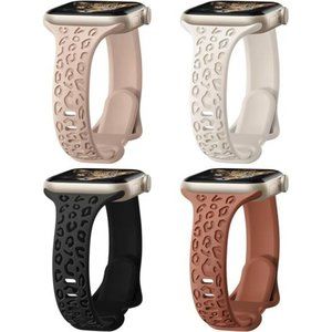 NEW Slim Engraved Apple Watch Bands Set of 4